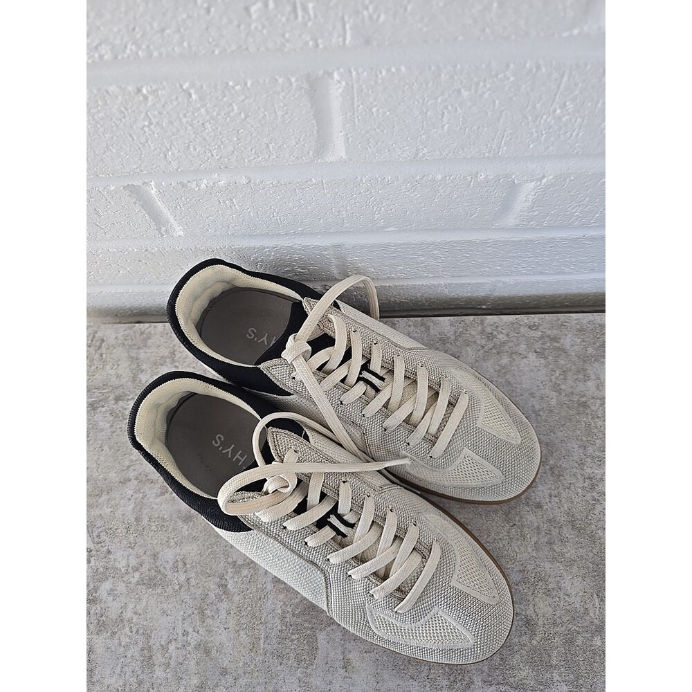 Rothy’s The RS01 Sneaker Men’s Size 8 Panther White Black Knit Casual Low Top - Picture 2 of 16
